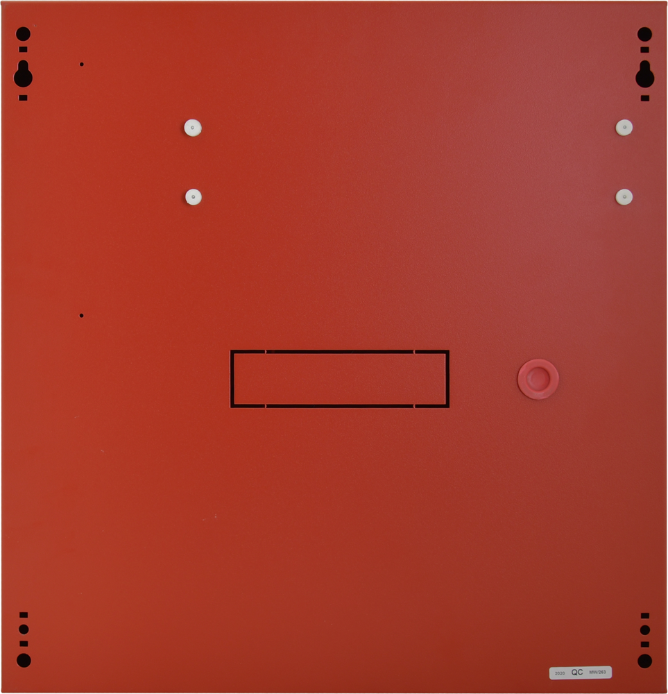 EN54 brandstrømforsyning 27,6V 3A, 2x17Ah, LCD