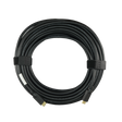 HDMI-kabel 25 m, sort, forstærket og skærmet