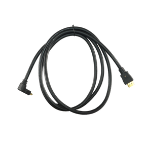 HDMI-kabel 1,8 m, sort, High Speed, vinklet 90° stik