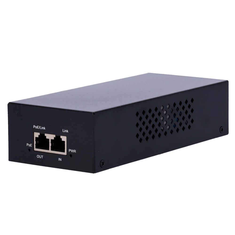 PoE-injector 90W, RJ45 Gigabit, PoE/PoE+/Hi-PoE af/at/bt