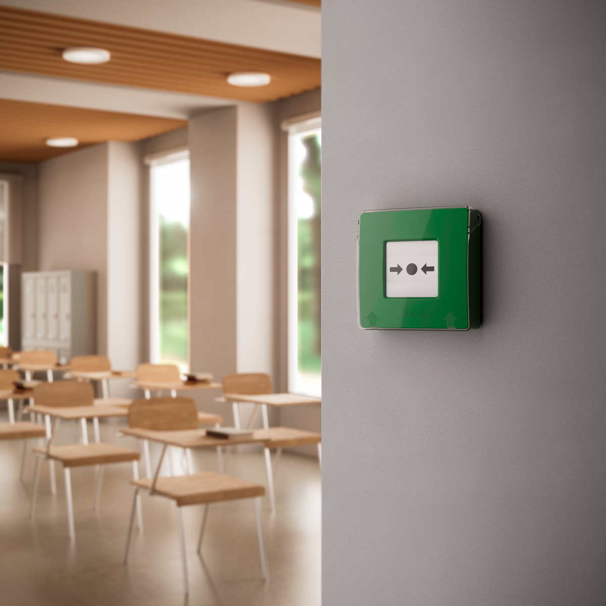 Ajax Manual Call Point (Green)