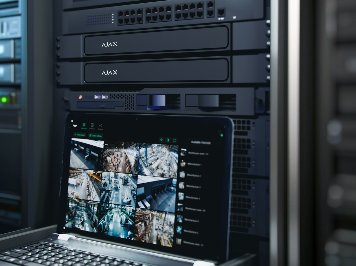 Ajax S-Line NVR H2DAI2GAC (16ch) Sort