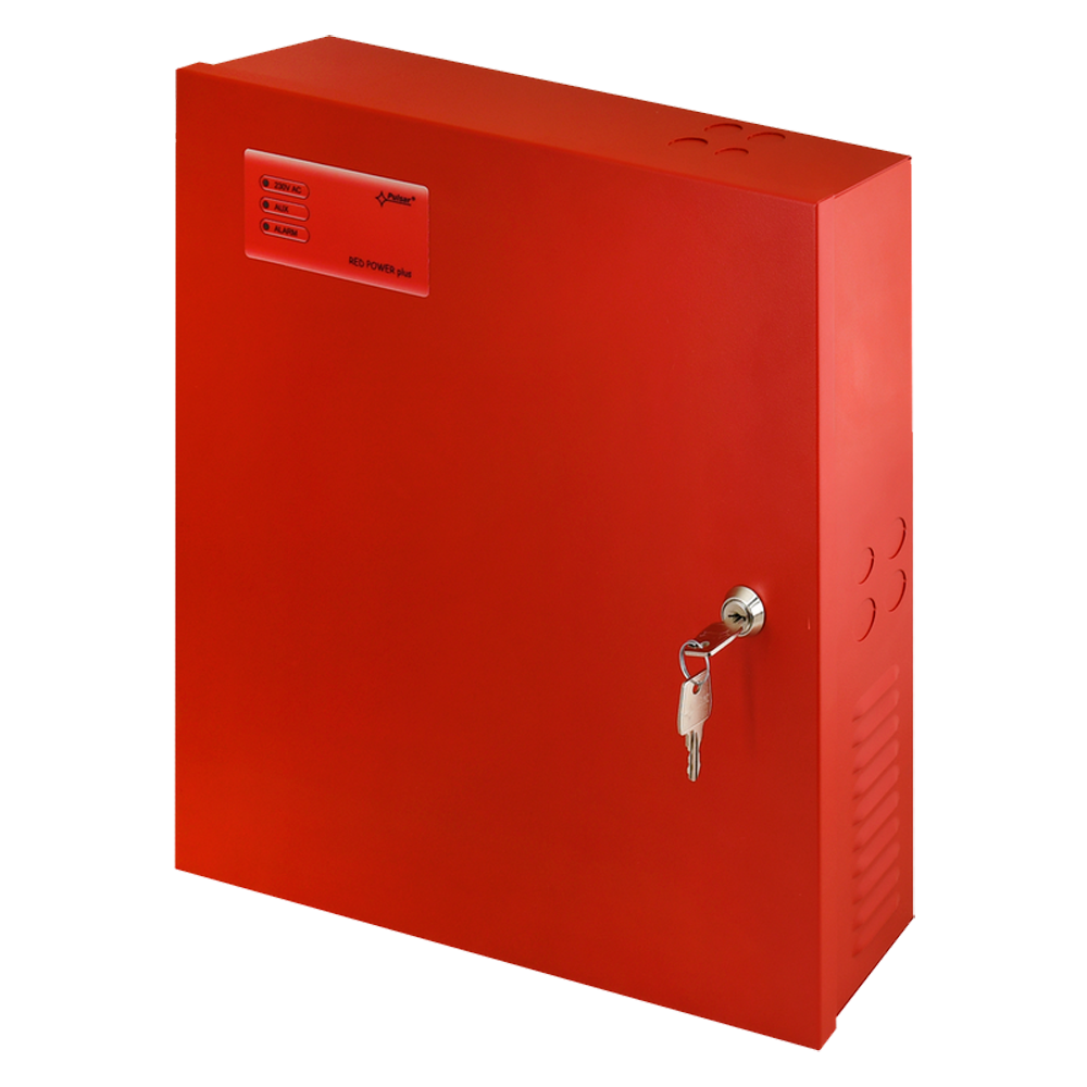 Strømforsyning EN54-4, 4,2A, til 2x12V/17Ah batterier