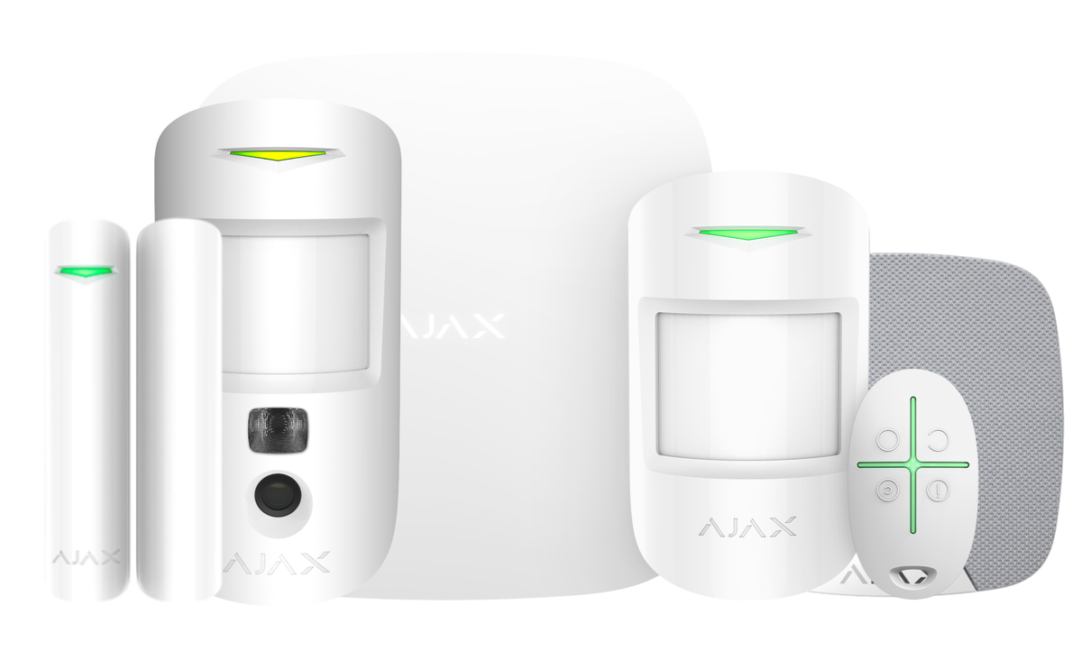 Ajax Hub2 StarterKit med foto + PIR