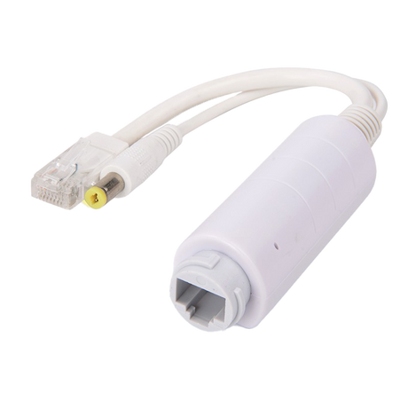 PoE-splitter 15W, DC 12V/1A, IP66