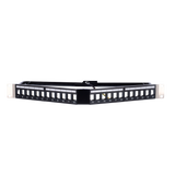 Vinklet tomt patchpanel 24 port FTP, 1U