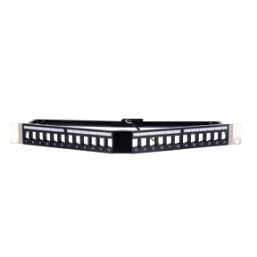 Vinklet tomt patchpanel 24 port FTP, 1U
