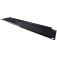 Blindpanel til 19" rack, 2U, sort