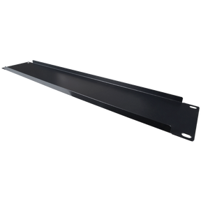 Blindpanel til 19" rack, 2U, sort