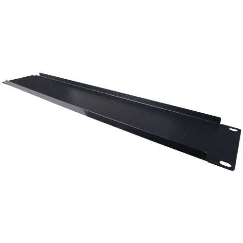 Blindpanel til 19" rack, 2U, sort
