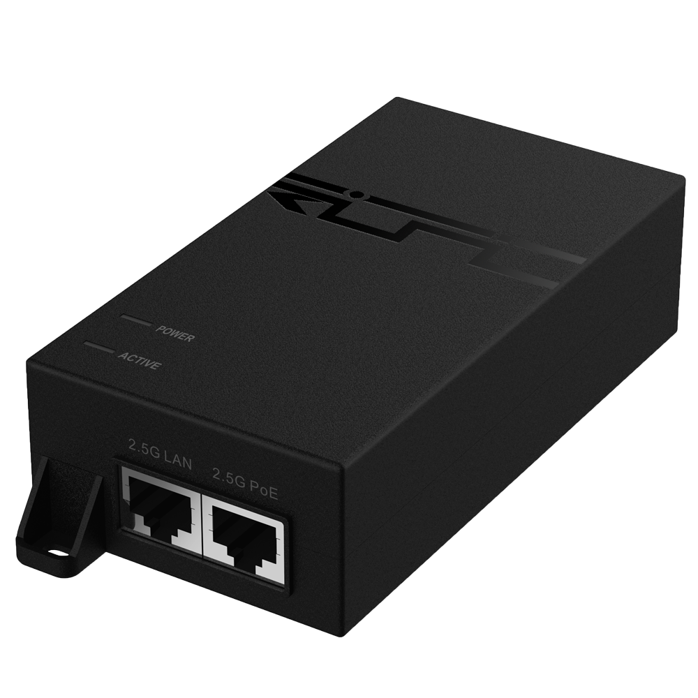 PoE injector 60W, 100m, PoE, PoE+, Hi-PoE, IEEE802.3af/at/bt