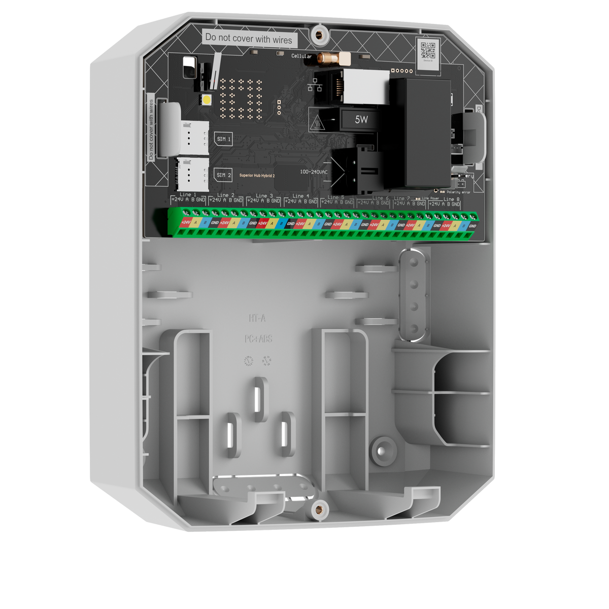 Ajax S-Line Hub Hybrid Fibra (2G) hvid