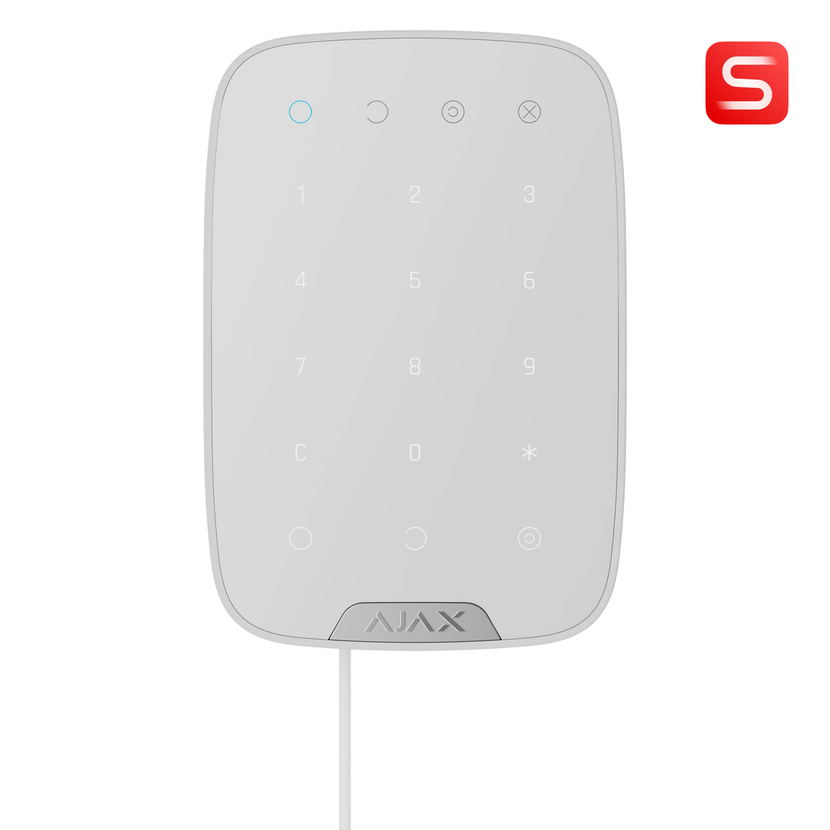 Ajax S-Line Keypad Fibra hvid