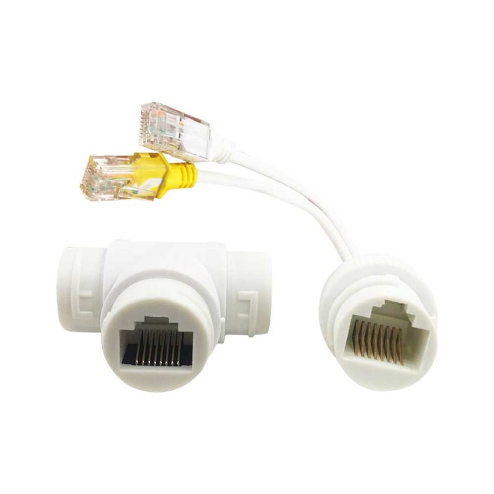 Safire PoE combiner/splitter RJ45, hvid