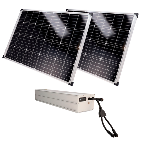 Safire Solcelleanlæg 2x150W, LiFePO4 1920Wh 24V