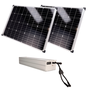 Safire Solcelleanlæg 2x200W, LiFePO4 2560Wh 24V