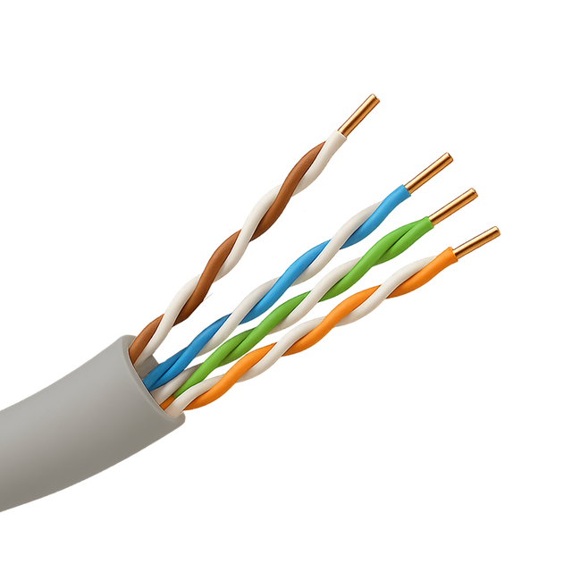 Safire UTP-kabel Cat5E 100m, CCA, halogenfri, Grå