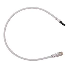 Safire SFTP Patchkabel Cat6A 0,3 m, Hvid, halogenfri