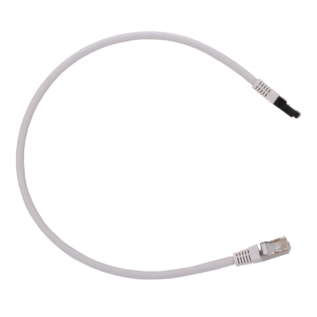 Safire SFTP Patchkabel Cat6A 0,3 m, Hvid, halogenfri