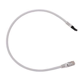 Safire SFTP Patchkabel Cat6A 0,5 m, Hvid, halogenfri