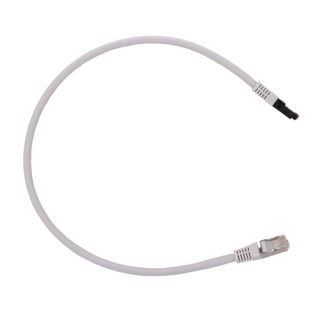 Safire SFTP Patchkabel Cat6A 0,5 m, Hvid, halogenfri