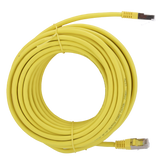 Safire SFTP Patchkabel Cat6A 10 m, Gul, halogenfri