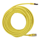 Safire SFTP Patchkabel Cat6A 5 m, Gul, halogenfri