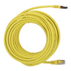Safire SFTP Patchkabel Cat6A 5 m, Gul, halogenfri