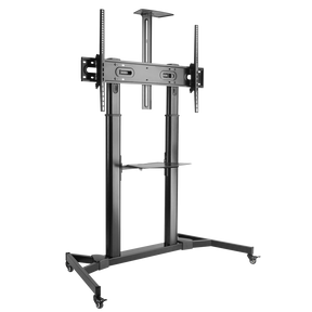 Gulvstander med hjul til skærm, VESA 1000x600, 100 kg