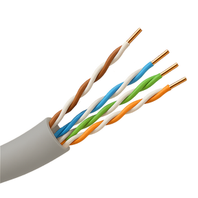 Safire UTP-kabel Cat5E 305m, OFC-kobber, PVC Eca, Grå