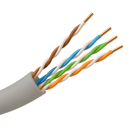 Safire UTP-kabel Cat5E 305m, halogenfri Dca, Grå