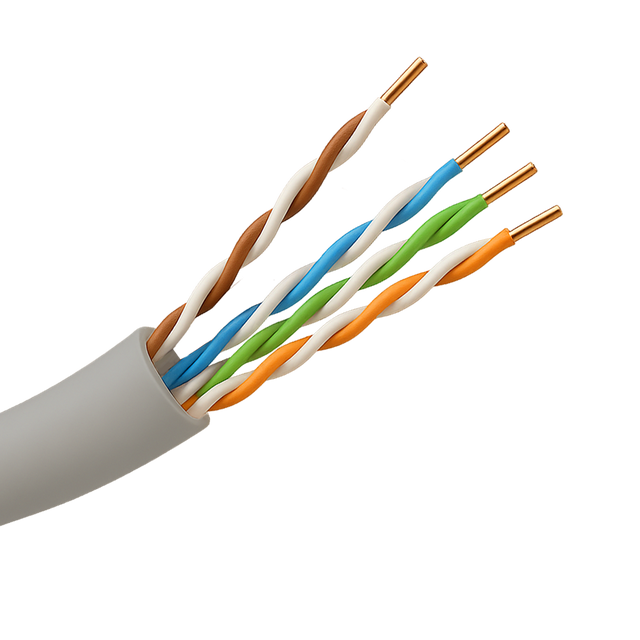 Safire UTP-kabel Cat5E 305m, halogenfri Dca, Grå