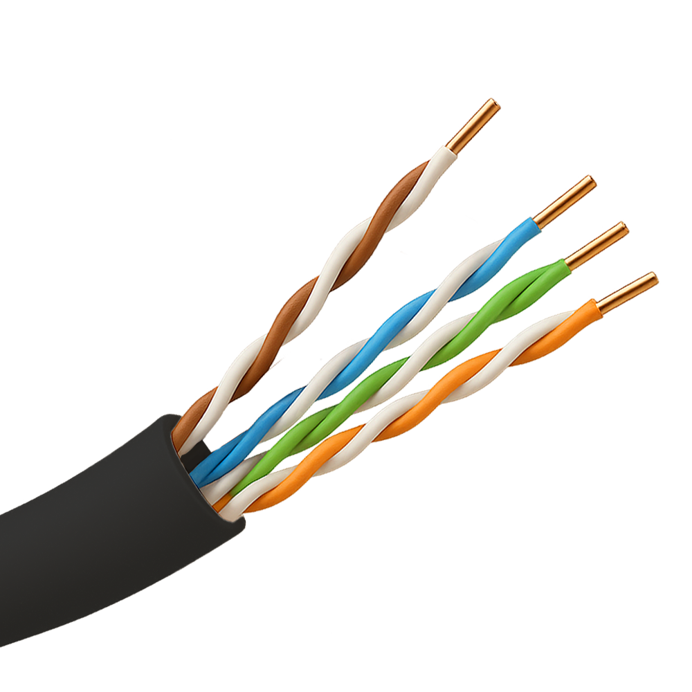 Safire UTP-kabel Cat5E 305m, udendørs, kobberleder