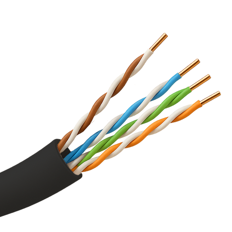 Safire UTP-kabel Cat5E 305m, udendørs, kobberleder