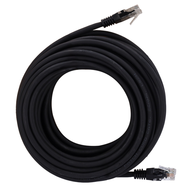 Safire UTP Patchkabel Cat6 10 m, udendørs, Sort