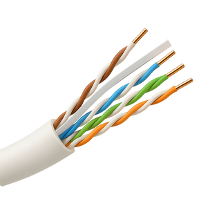 Safire UTP-kabel Cat6 1000m, halogenfri Dca, Grå