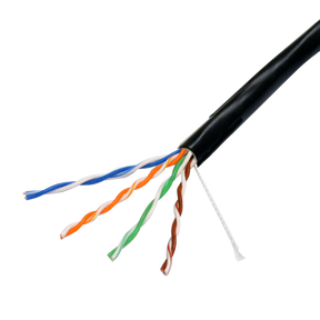 Safire UTP-kabel Cat6 305m, CCA, udendørs, Sort