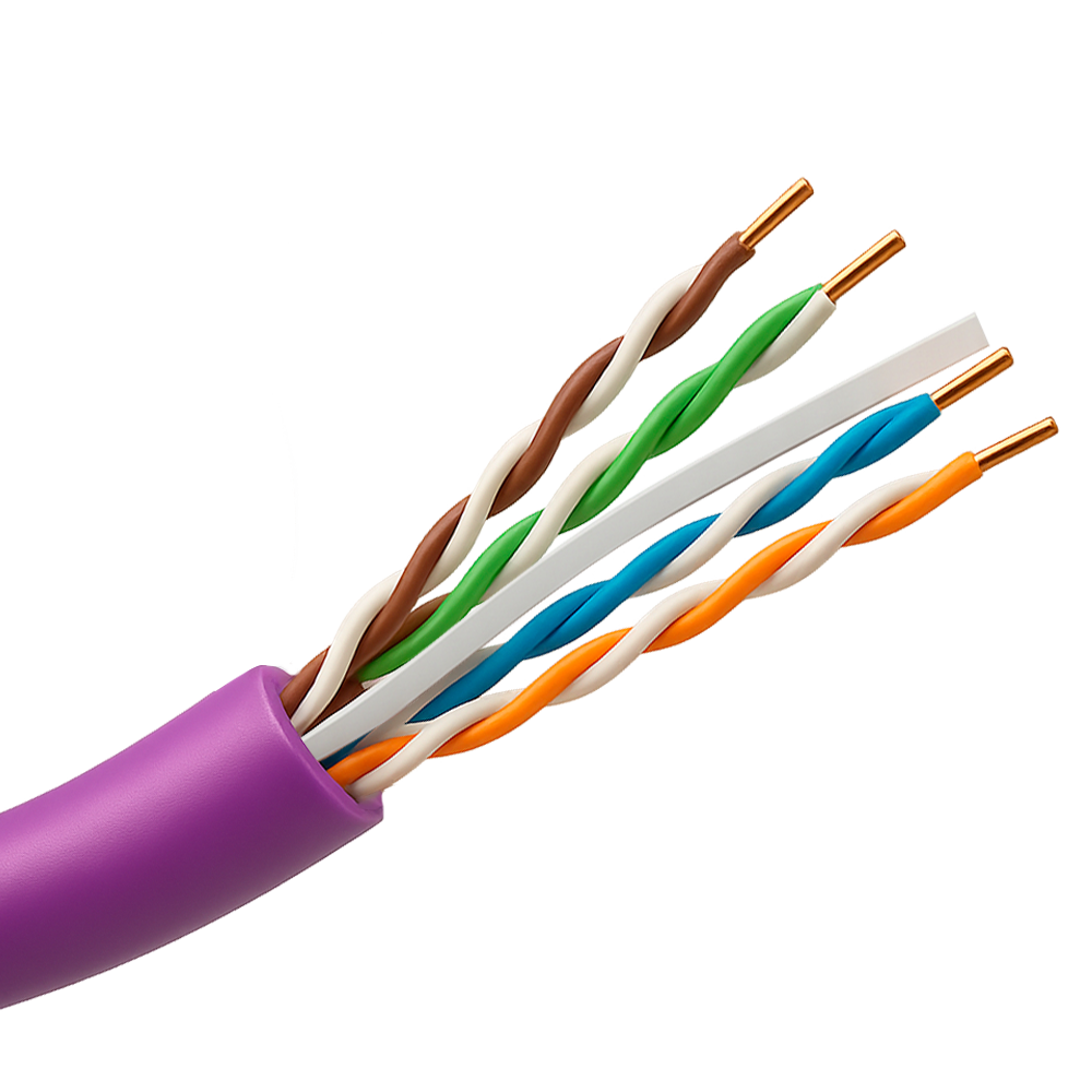 Safire UTP-kabel Cat6 305m, halogenfri Dca PU, Grå