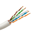 Safire UTP-kabel Cat6 305m, OFC-kobber, udendørs, Hvid