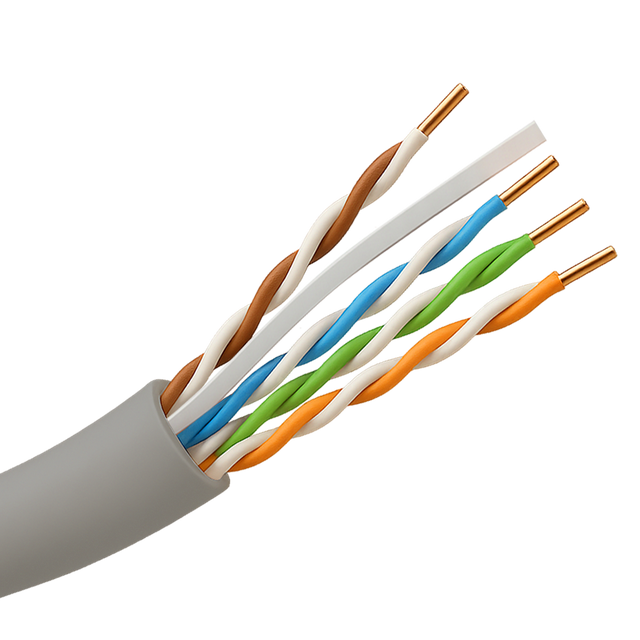 Safire UTP-kabel Cat6 305m, halogenfri Dca, Grå