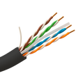 Safire UTP-kabel Cat6 305m, CCA, udendørs, Sort