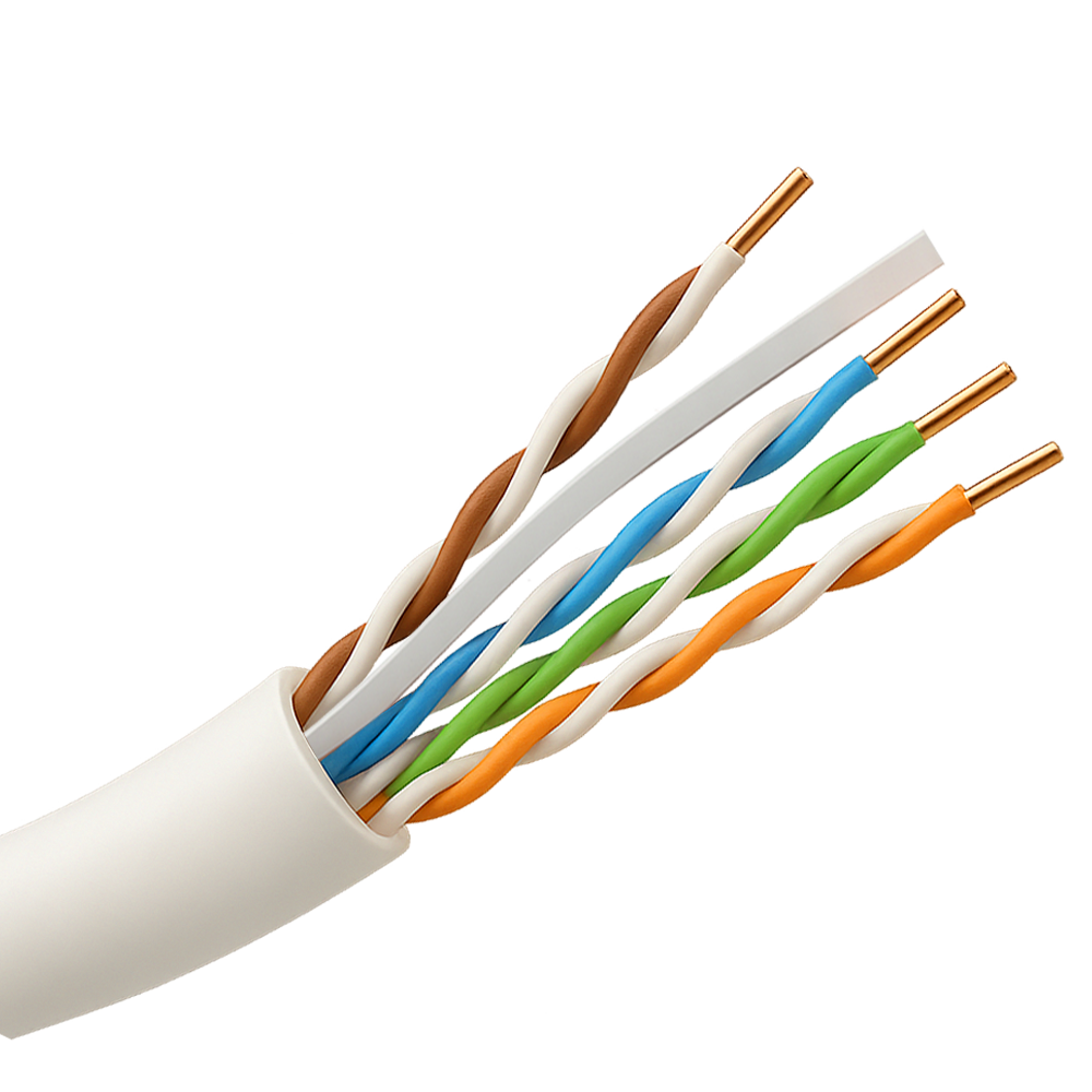 Safire UTP-kabel Cat6 305m, CCA, PVC Eca, Grå