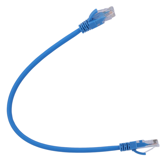 Safire UTP Patchkabel Cat6 0,3 m, Blå, halogenfri