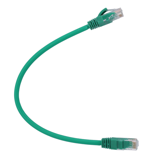 Safire UTP Patchkabel Cat6 0,3 m, Grøn, halogenfri