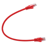 Safire UTP Patchkabel Cat6 0,3 m, Rød, halogenfri