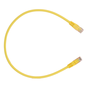 Safire UTP Patchkabel Cat6 0,3 m, Gul, halogenfri