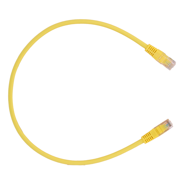 Safire UTP Patchkabel Cat6 0,3 m, Gul, halogenfri