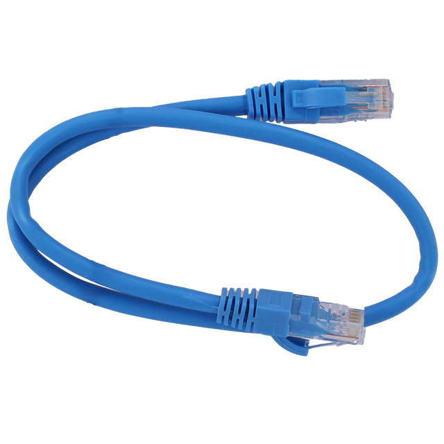 Safire UTP Patchkabel Cat6 0,5 m, Blå, halogenfri