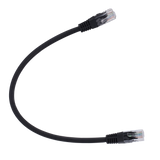 Safire UTP Patchkabel Cat6 0,5 m, Sort, halogenfri