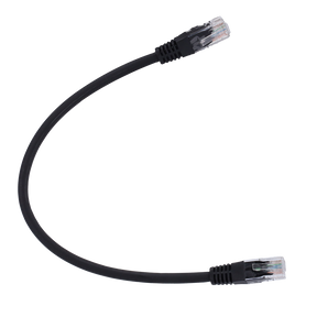 Safire UTP Patchkabel Cat6 0,5 m, Sort, halogenfri
